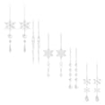 thumbnail image 4 of Adornos para árbol de Navidad, carámbanos navideños, copos de nieve transparentes, bricolaje. Estilo A, 4 of 9