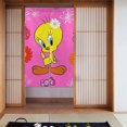 thumbnail image 1 of Cortina de puerta semiopaca con patrón de patchwork de dos piezas de Tweety Bird, cortinas opacas decorativas para dormitorio, sala de estar, decoración de habitación de niños, 34 x 56 pulgadas,, 1 of 7