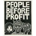 thumbnail image 3 of Rachael Romero 20x24 Black Modern Framed Museum Art Print Titled - People Before Profit (1976), 3 of 5