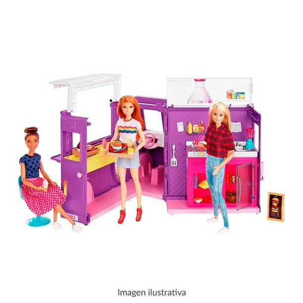 Set Barbie Careers Food Truck Walmart en línea