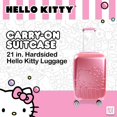 thumbnail image 1 of Equipaje de mano FUL Hello Kitty, carcasa rígida moldeada de 21 pulgadas, 1 of 5