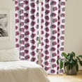 thumbnail image 2 of Pink Polka Dots Curtains 2 Panels Set, Digital Detailed Blooming Rose Petals, Window Drapes for Living Room Bedroom, 56"W X 63"L, Pink Dark Taupe Grey, by Ambesonne, 2 of 5