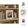 thumbnail image 5 of Decorative Picture Frame with Floral Vine Border for Mantel - Home Decor Accent Display for Living Room and Office - Photo Frame for Tabletop, Bedroom Nightstand, or Entryway Decor - 10", Ivory & Tan, 5 of 10