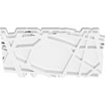 thumbnail image 2 of 14"W x 9 3/8"H x 5"C x 1"P Novo Architectural Grade PVC Contemporary Ceiling Medallion, 2 of 11