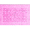 thumbnail image 1 of Ahgly Company Indoor Rectangle Abstract Pink Modern Area Rugs, 5' x 7', 1 of 4