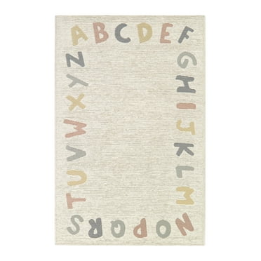 Mainstays Alphabet Indoor Rug, 3'W x 4'8"L