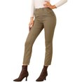 thumbnail image 5 of Allegra K Women's High Elastic Waist Back Office Work Ankle Pants, 5 of 7