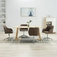 thumbnail image 6 of vidaXL Dining Chair 360 Degrees Swivel Accent Desk Chair with Arms Fabric, 6 of 117