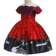 thumbnail image 2 of HAWEE Robe de Cosplay d'Halloween pour Filles Costume de Vampire Chauve-Souris Citrouille Costume de Jeu de Rôle, 2 of 5