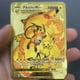 thumbnail image 5 of New Pikachu Cards Gold DIY Metal Card English Hard Iron Cards Gx Vmax Package Game Battle Collection Exchange Gifts, 5 of 5
