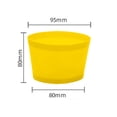 thumbnail image 4 of Soporte para espinilleras de fútbol, ​​correa de fijación para espinilleras, espinilleras, fútbol Amarillo, 4 of 9