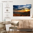 thumbnail image 5 of Elephant Stock Shenandoah Sundown Wall Art - Horizontal Canvas Wall Art - Living Room Wall Decor - Nature Canvas - Gray And Orange Decor - 30" x 20", 5 of 8