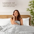 thumbnail image 3 of Bare Home Bamboo Body Pillowcase - Made from Rayon Fibers -  Soft, Cooling & Breathable - White, 3 of 9
