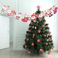 thumbnail image 2 of Guirnalda navideña Decoración navideña Decoración 3 m Papá Noel Cerca Reno Muñeco de nieve Navidad tr, 2 of 5