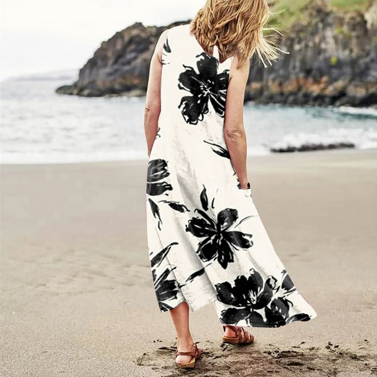 Beach Vacation Bohemian Floral Plus Size Maxi Dresses Beach Vacation Bohemian Floral Plus Size Maxi Dresses