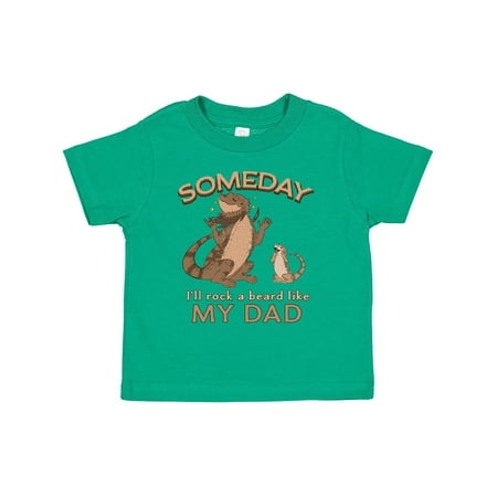 

Inktastic Someday I ll Rock A Beard Like My Dad-Bearded Dragons Boys or Girls Toddler T-Shirt
