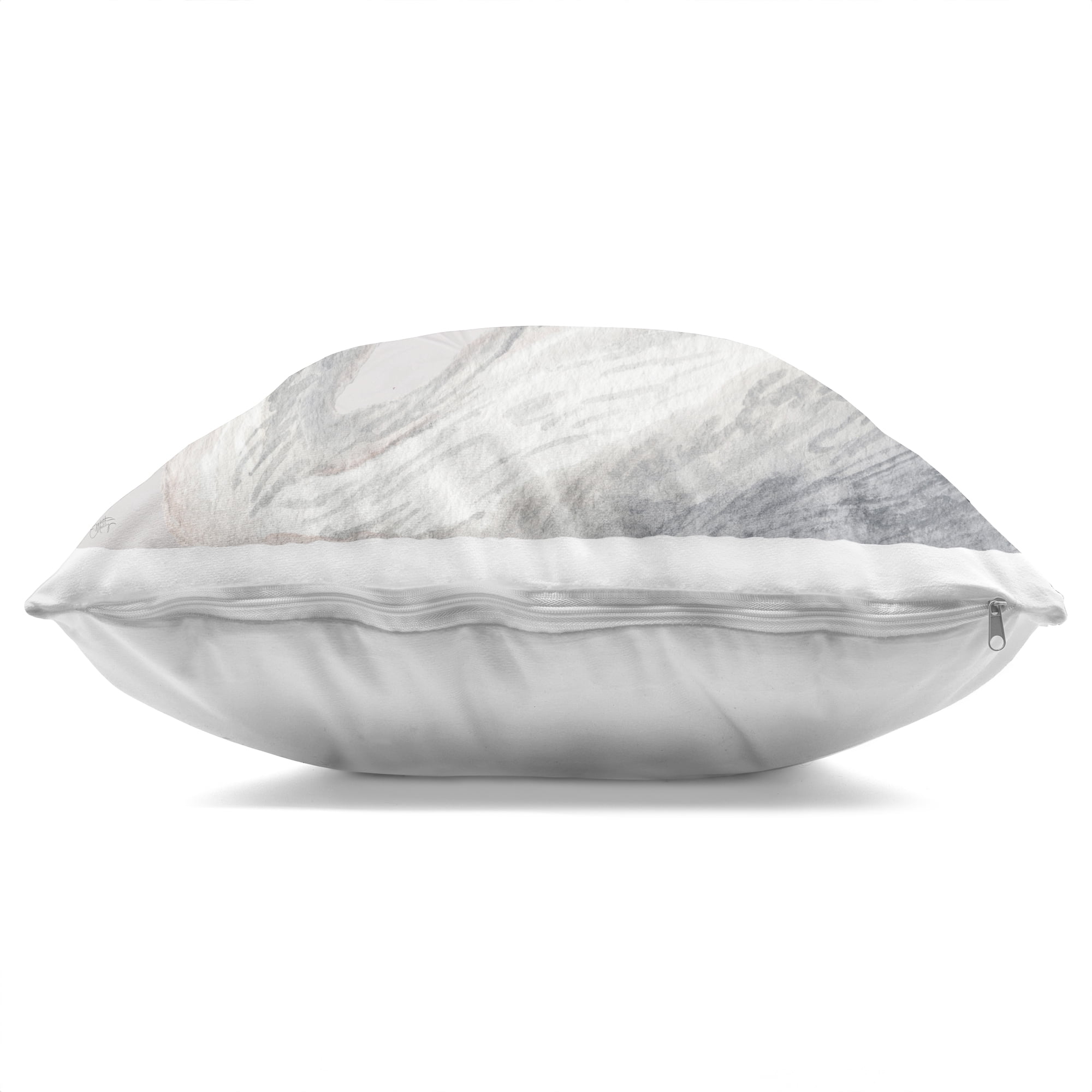 Stupell Industries Soft Classic Swan & Bow Decorative Printed Throw Pillow, design by Elizabeth Medley