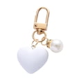 thumbnail image 1 of Llavero de corazón Sunnimix llavero regalo creativo para Bolso Decoración resina Blanco, 1 of 8