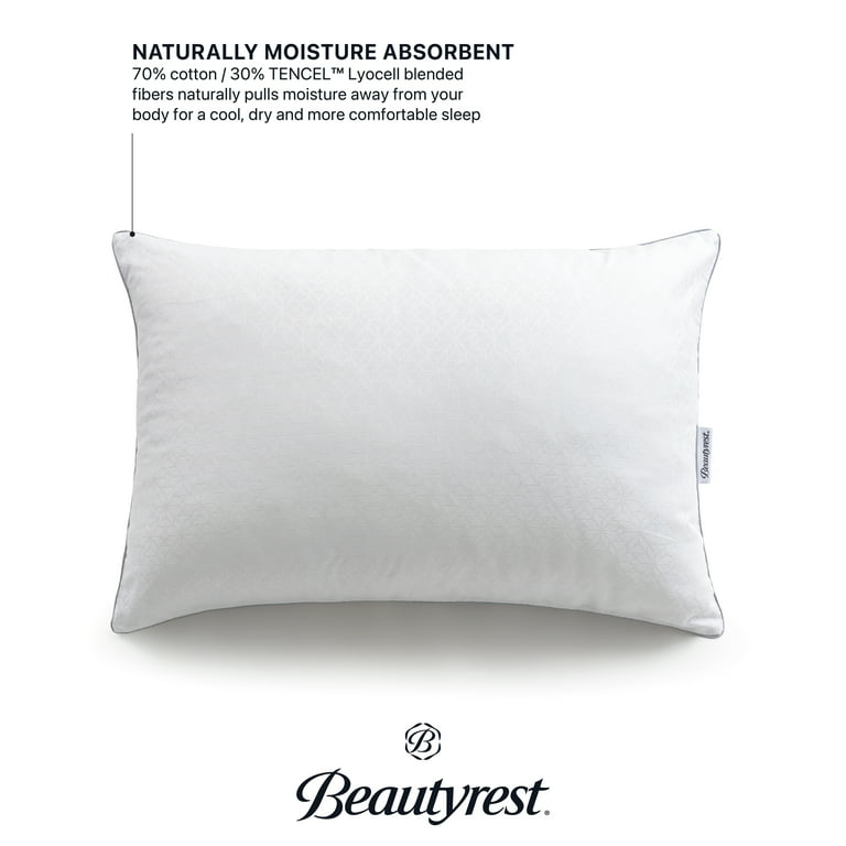 Beautyrest® Natural Comfort Bed Pillow 2 Pack, Down Alternative,  Standard/Queen