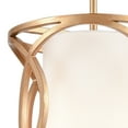 thumbnail image 3 of Elk Home 10-Inch Wide Ringlets Pendant, Contemporary, Matte Gold, 3 of 3