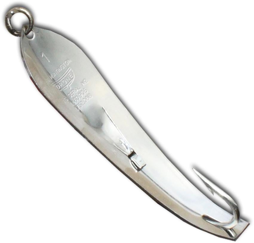 Drone Spoon 1S 3" 3/8 Oz Silver Spoon Fishing Lure
