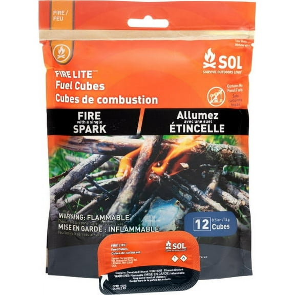 Survive Outdoors Longer® Fire Lite Survival Fuel Cubes