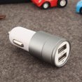 thumbnail image 4 of Methold Cargador de coche de carga inteligente universal dual USB 1A y 2.1A para Electrónica Gris, 4 of 6