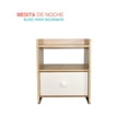 thumbnail image 1 of Buro Almacenamiento Esquinero Repisa Cajon Mesita De Noche Pido Todo MDN01BE-F1, 1 of 7