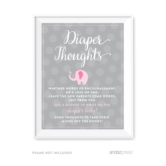Diaper Thoughts Girl Elephant Diaper Thoughts Fun Activities