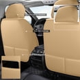 thumbnail image 2 of Car Seat Covers Full Set Fit for Toyota Tacoma 2016-2023 Waterproof Faux Leather Car Seat Cushions Automotive 5 Seat Covers Set（Beige）, 2 of 5