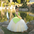 thumbnail image 4 of Disfraz de Tiana para niña de carnaval, disfraz de princesa y sapo para Halloween, disfraz de elfo verde bosque para niña, 4 of 5