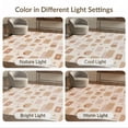 thumbnail image 7 of ODIKA 4'x6' Terracotta And Natural Orange Geometric Washable Area Rug Modern Abstract Pattern with Style Stain Resistant, Low Pile, Easy Care for Dorm Room, Small Living, 7 of 7