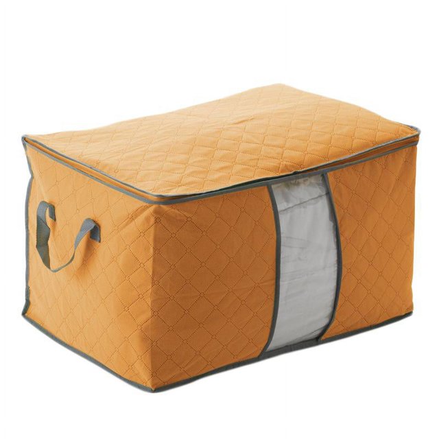 Bolsa de almacenamiento Ropa Caja grande para edredón Edredón Lavandería Almohadas Naranja