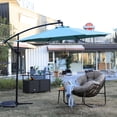 thumbnail image 5 of 10ft Solar Patio Umbrella with 40 LED Lights / Protect Area Throughout the Day, 5 of 6
