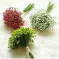 thumbnail image 4 of Wisdom Artificial plants,16pcs Babys Breath Artificial Flowers for Decoration Fake Gypsophila Bouquet for Flower Arrangement Light,Pink, 4 of 9