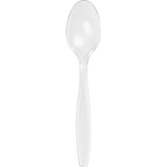600 Count Bulk Pack Clear Bulk Plastic Spoons