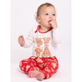 thumbnail image 6 of Character Infant Baby Holiday Take Me Home, Bib, Long-Sleeve Bodysuit, and Pants Outfit Set, 3-Piece Sizes Newborn-12 Months, 6 of 12