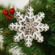 thumbnail image 5 of Xihbxyly Colgante de Copo de Nieve Navideño, Decoración de Madera Artesanal, Material Ecológico, Resistente y Duradero, Ideal para Árboles de Navidad, Chimeneas y Decoración Del Hogar. Tamaño: 10 X 1, 5 of 6