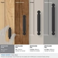 thumbnail image 3 of Amerock Ballard 2 inch (51mm) Length Matte Black Cabinet Knob, 3 of 6