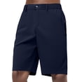thumbnail image 2 of CONZONE Mens Casual Suit Shorts Buttons Dress Shorts for Men Solid Color Lightweight Slim Fit Party Wedding Shorts With Pockets, 2 of 5