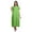 Pear Green, variant on Moomaya Short Sleeve Nightdress For Ladies Cotton Womens A-Line Maxi Nightwear