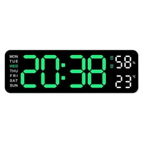 Up to 40% off Home Clearance, Alarm Clock, InsCrazy Electronic Clock Multi-functional LED Alarm Clock Temperature Jump Seconds Display Countdown Bedside Clock