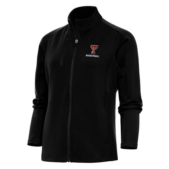 Women's Antigua  Black Texas Tech Red Raiders Basketball Generation Full-Zip Jacket
