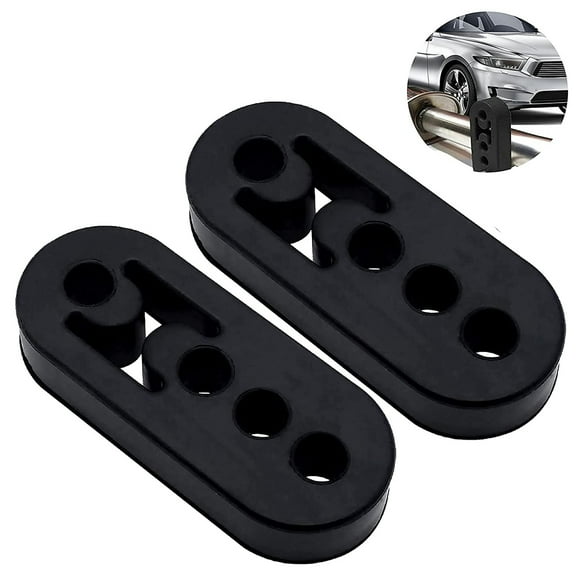 Exhaust Hanger, High Density Rubber, Adjustable Insulator Bushing, Universal Fitment For Cars, Trucks, Jeeps, Suv, Vibration Reduction, Noise Suppression