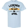 thumbnail image 3 of Inktastic Legends Are Born in April T-Shirt, 3 of 5
