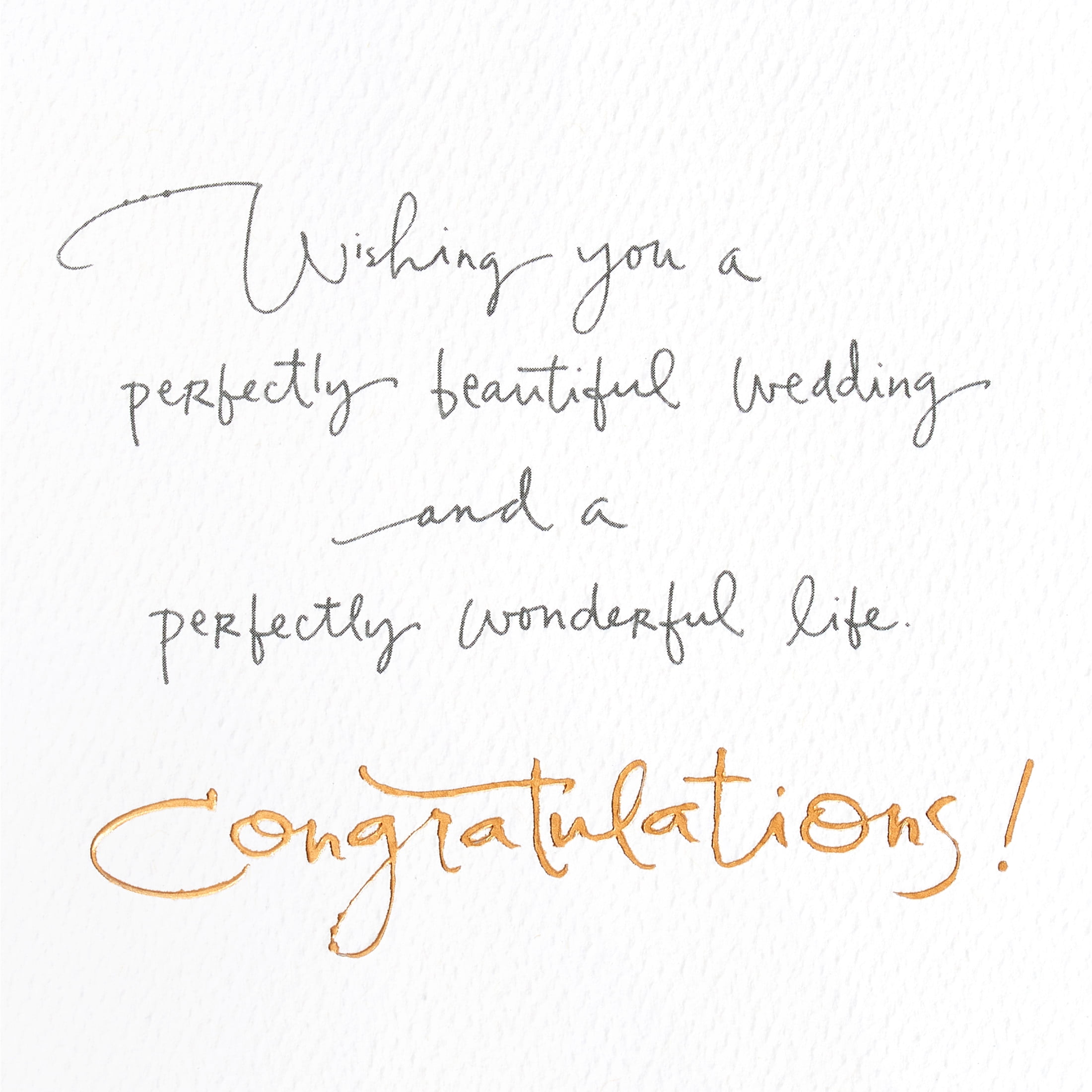 American Greetings Wedding Card for Bride and Groom (You are so Perfect Together)