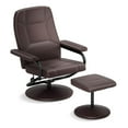 thumbnail image 2 of Costway Reclining Chair with Ottoman Lounge Accent Armchair Padded Seat Footrest for Bedroom, 2 of 10