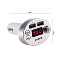 thumbnail image 3 of Binmer Car Mp3 Bluetooth Player Hands- Calling Lossless Sound Quality Intelligent Fast Charge Widely Compatible Navigation Broadcast, 3 of 8