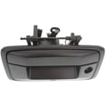 thumbnail image 4 of Tailgate Handle Compatible with CHEVROLET SILVERADO/SIERRA 1500 2014-2015/2500 HD/3500 HD 2015 Outside Primed Black with Keyhole and Camera Hole All Cab Types, 4 of 5