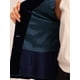 thumbnail image 5 of Chaqueta tipo blazer Allegra K con cuello de solapa y cinturón de terciopelo para oficina de trabajo mujer Azul Profundo S, 5 of 6